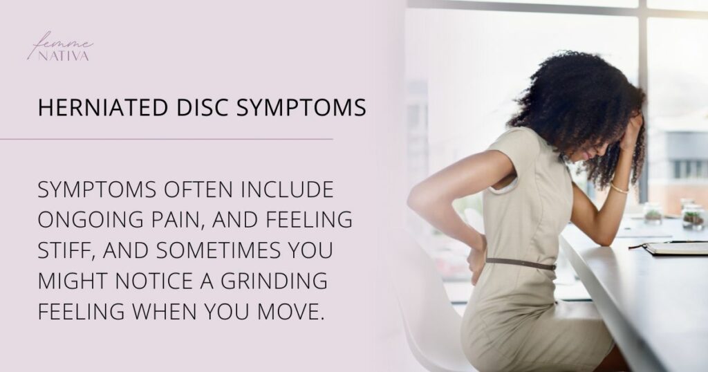 HERNIATED DISC SYMPTOMS