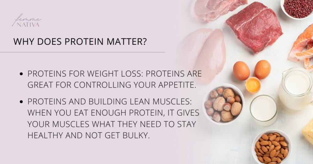 why does protein matter for weight loss and builidng lean muscle
