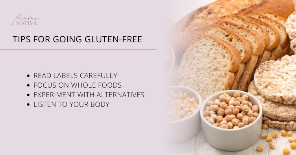 TIPS FOR GOING GLUTEN-FREE