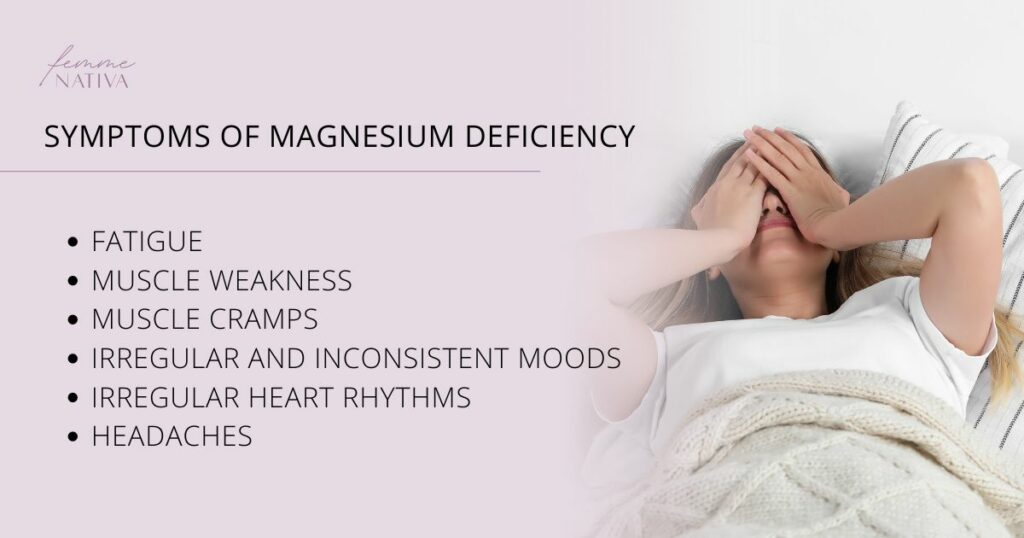 symptoms of magnesium deficiency