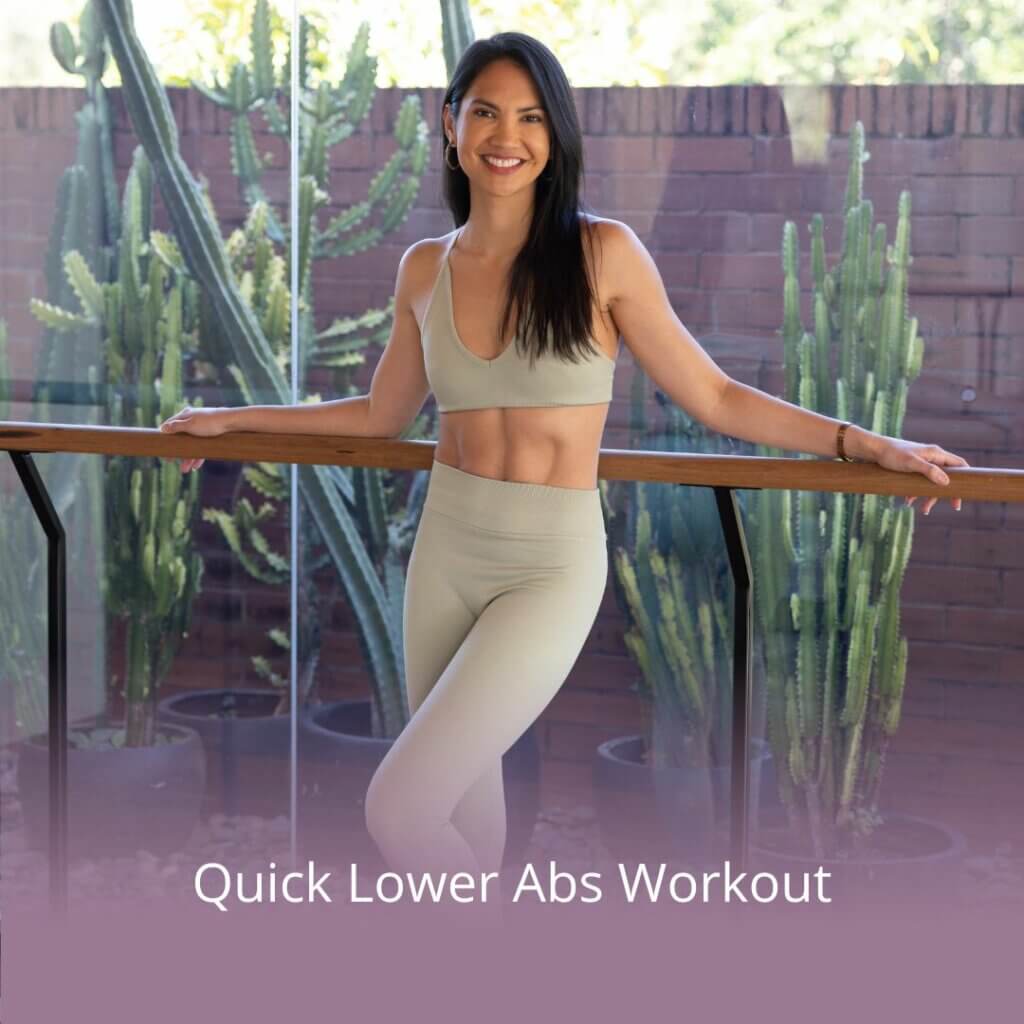 quick lower abs workout