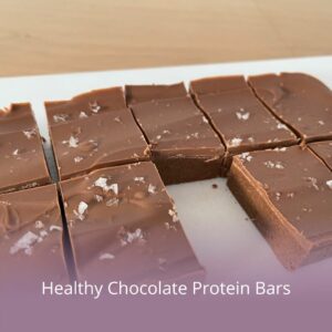 healthy chocolate protein bars