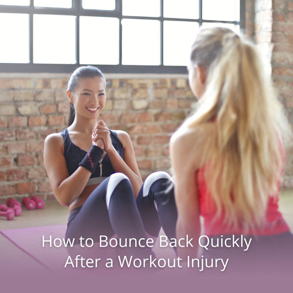 featured image How to Bounce Back Quickly After a Workout Injury blog