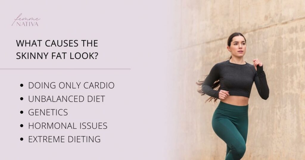 what causes the skinny fat look?