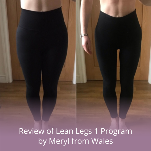 review of lean legs 1 program by meryl