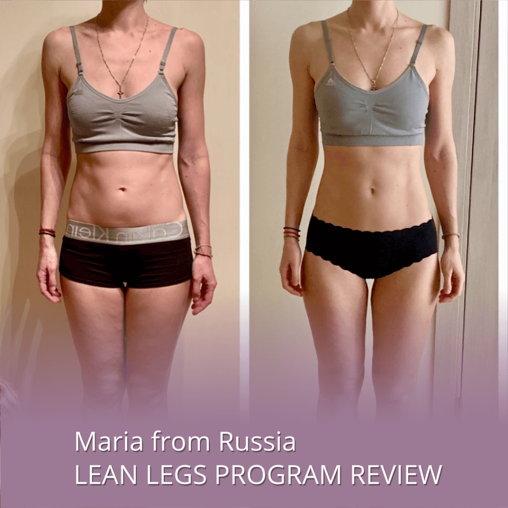 3 Steps to Lean Legs Program Review Maria Russia