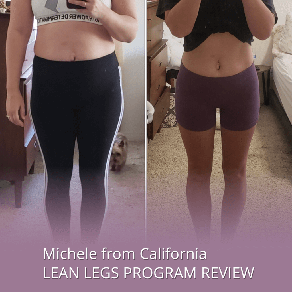 3 Steps to Lean Legs Program Review Michele California